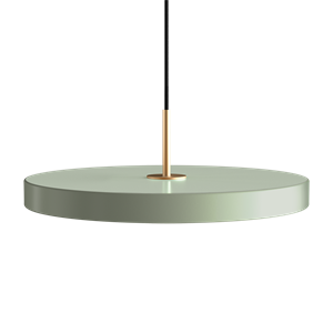 Umage - Asteria pendel m/ messingtop - medium - Nuance olive (Ø43 cm)